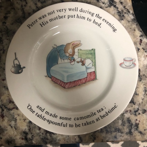 Wedgwood Peter Rabbit plate and bowl nice Childs set - Picture 2 of 5